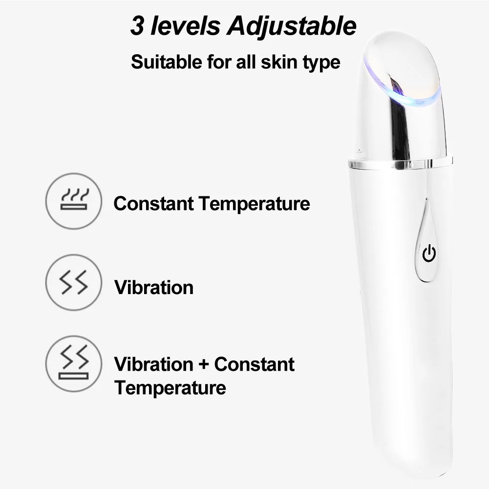 Массажер для области вокруг глаз и губ аппарат ухода за кожей лица с подогревом