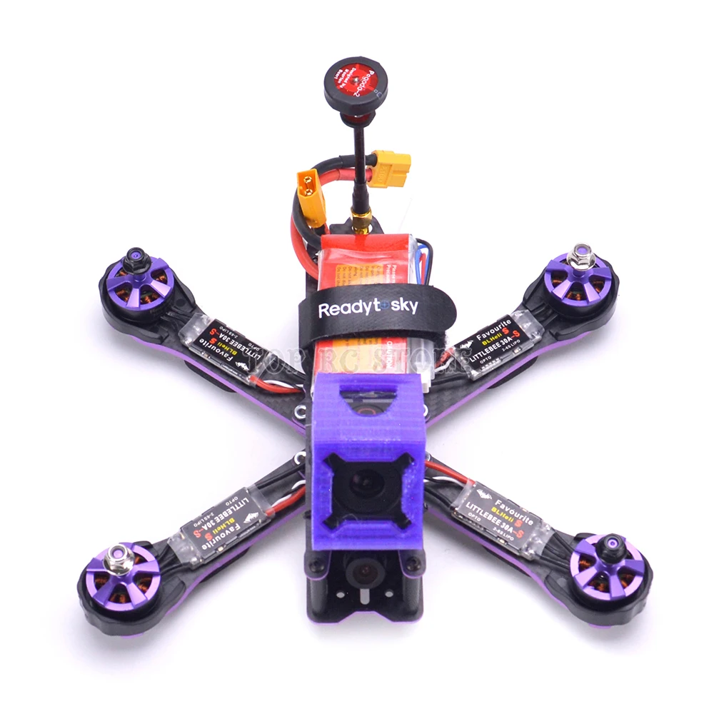X220 220 мм Рамка квадрокоптера Naze32 Rev6 / F3 6DOF 10DOF плата контроллера 2205 2300kv Littlebee 30A BLHeli-s