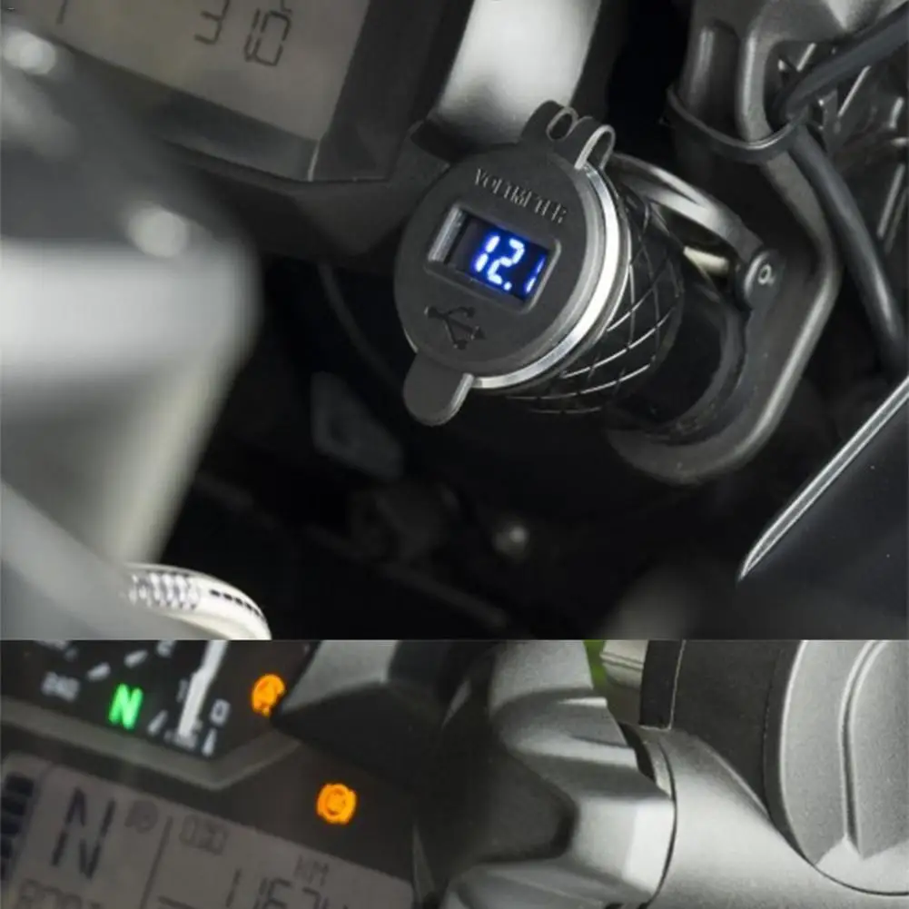 Быстрая зарядка 3 0 двойное зарядное устройство USB для мотоцикла разъем адаптер