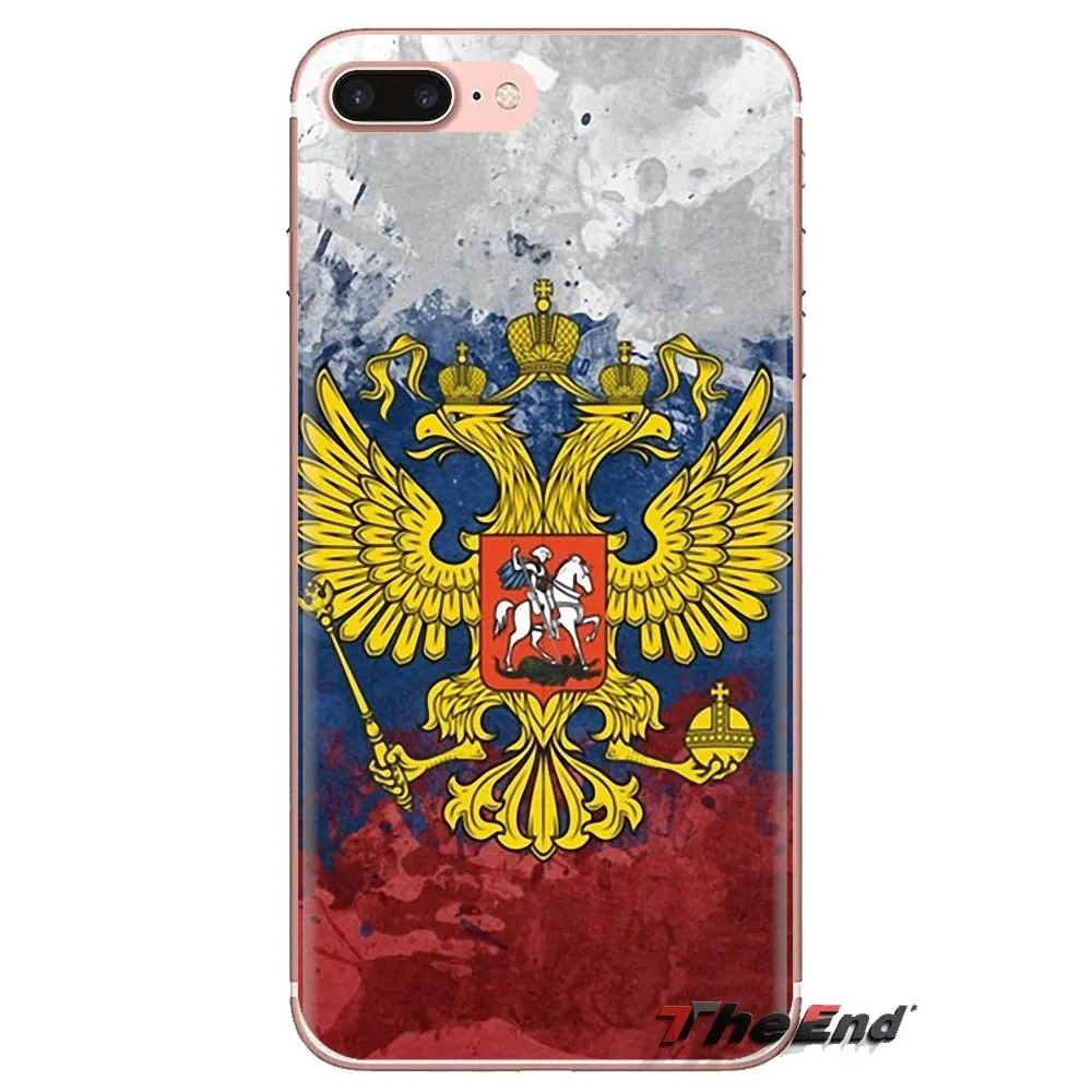 Русский Герб Флаг для Samsung Galaxy A3 A5 A7 A9 A8 Star A6 Plus 2018 2015 2016 2017 мягкие прозрачные чехлы |