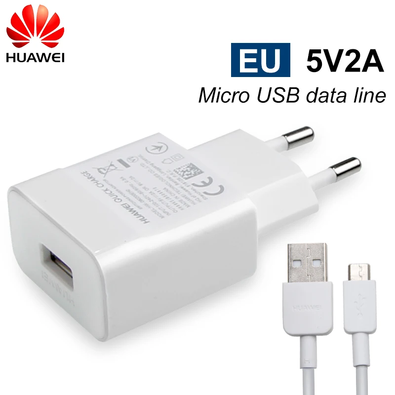 Зарядное устройство Huawei для honor p8 p9 p20 lite y6 y7 p smart z 2019 5 В/2 А|Зарядные устройства