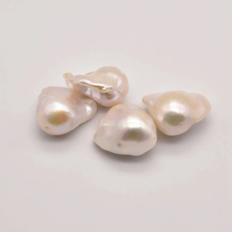 

1 Pcs/Lot 17mm*12mm Natural Pink Purple Large Baroque Pearl High Quality Pearls Accessories Wholesale Making For Jewelry JA0258