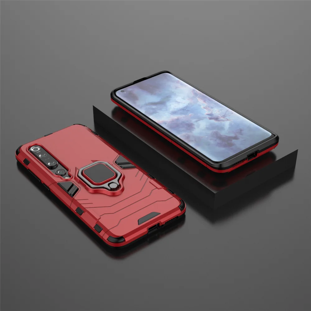 case for Xiaomi Mi10 Pro Lite Ultra Mi 10T Finger Ring Holder Phone Case Coque Funda Bumper | Мобильные телефоны и