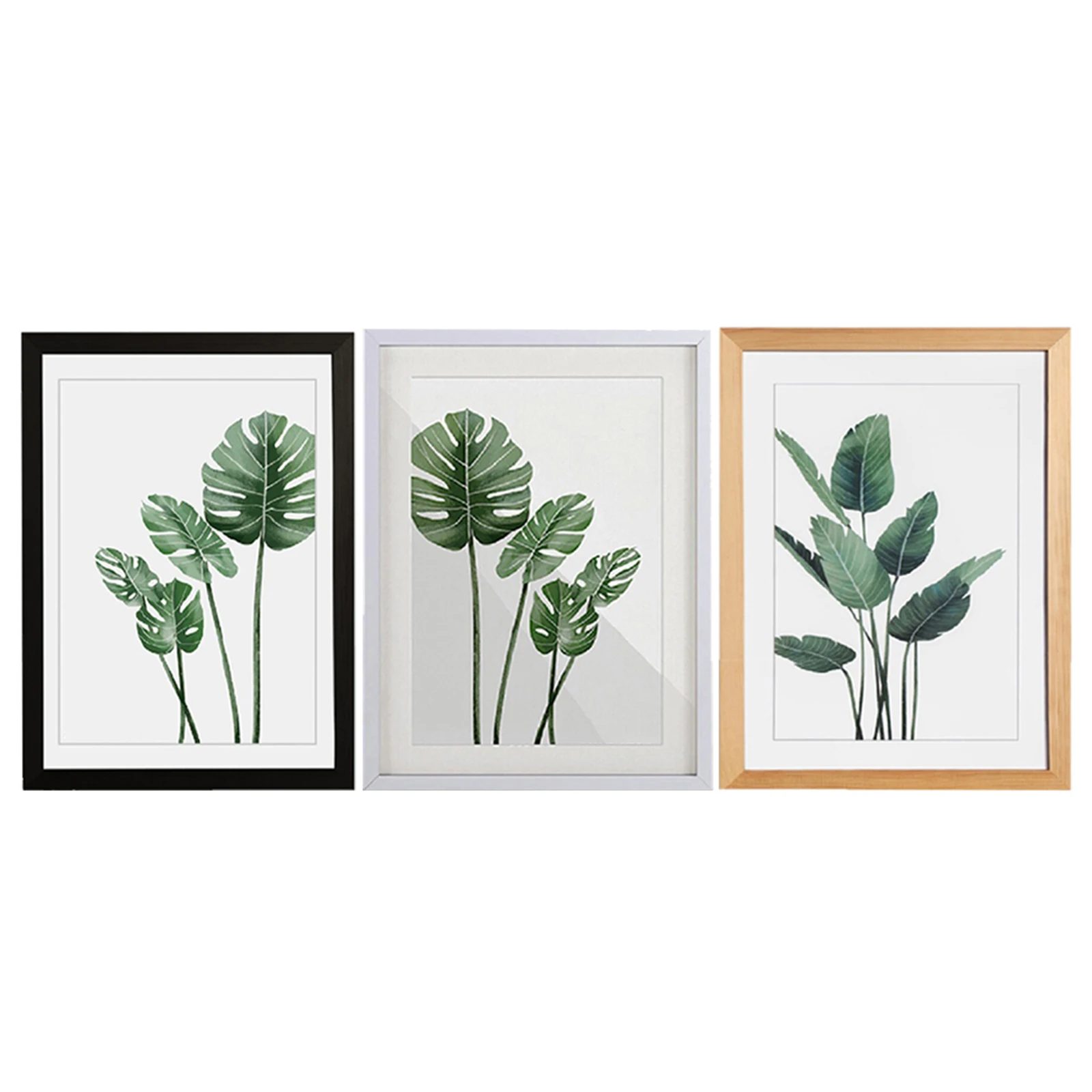 Деревянная фоторамка Настоящая стеклянная настенная подвесная для настенного и