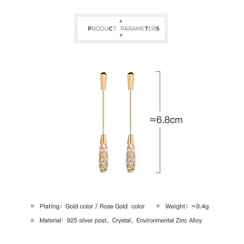 Простой дизайн 2020 золото/розовое золото цвет серьги для женщин ручной работы