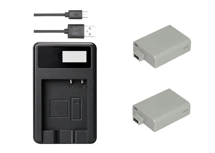 LP-E5 LPE5 аккумулятор и зарядное устройство USB для Canon EOS Rebel XSi XS T1i 450D 500D 1000D Kiss F/X2/X3. |