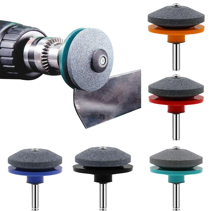 

NEW Knife Sharpening Drill Lawnmower 50mm Faster Blade Sharpener Grinding Garden Tools Rotary Garden Lawn Mower Parts