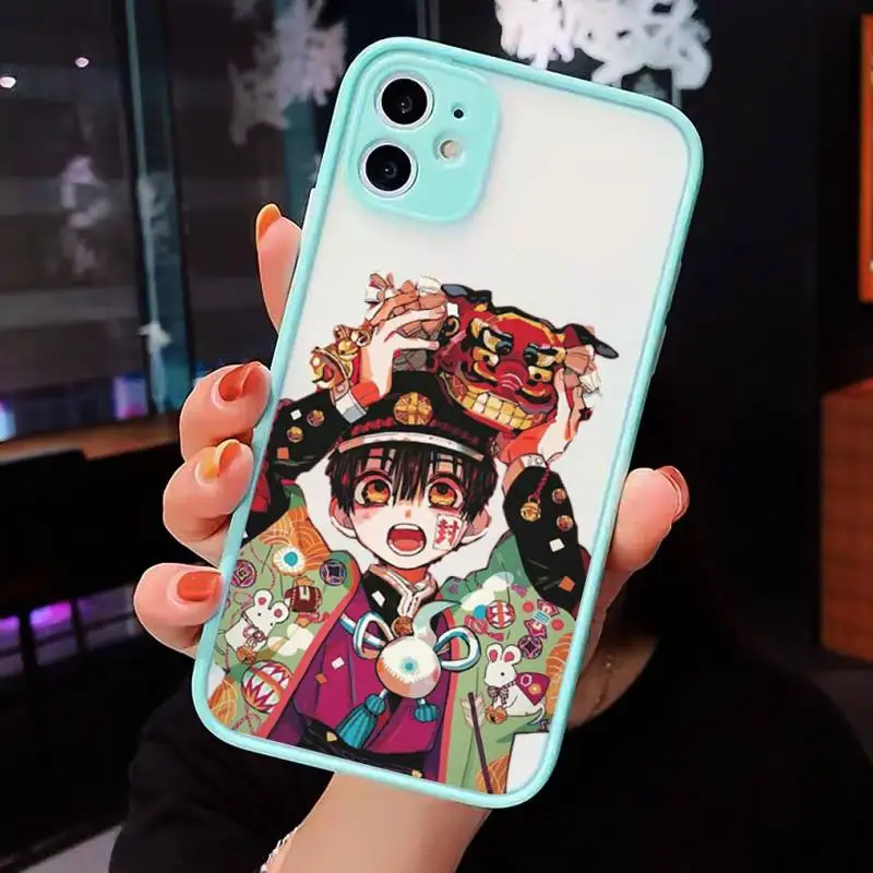 

Anime Toilet Bound Hanako Kun Phone Cases Matte For iPhone 12 Mini 11 Pro XR XS Max 7 8 Plus X Hard PC Back Cover