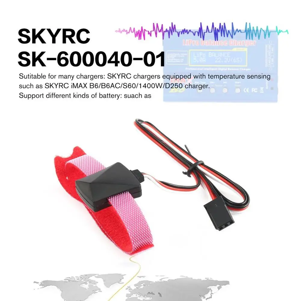

SKYRC датчик температуры зонд кабель для LiPo батареи зарядное устройство датчик температуры для iMAX B6 B6AC зарядное устройство