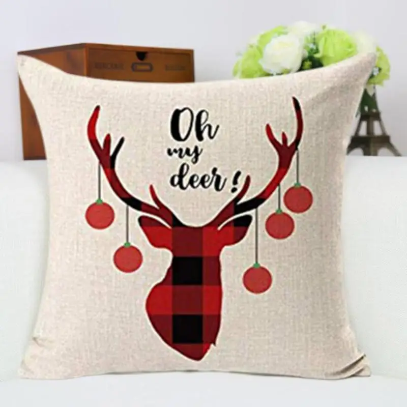 Рождественские украшения декоративные наволочки для подушек в стиле