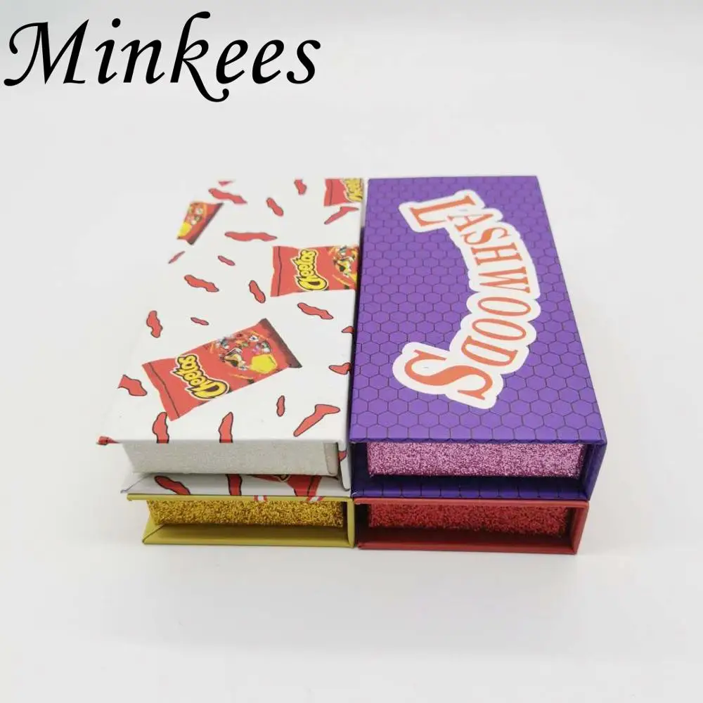 Оптовая продажа Новые расцветки 10/20 штук бумаги накладные ресницы упаковочной