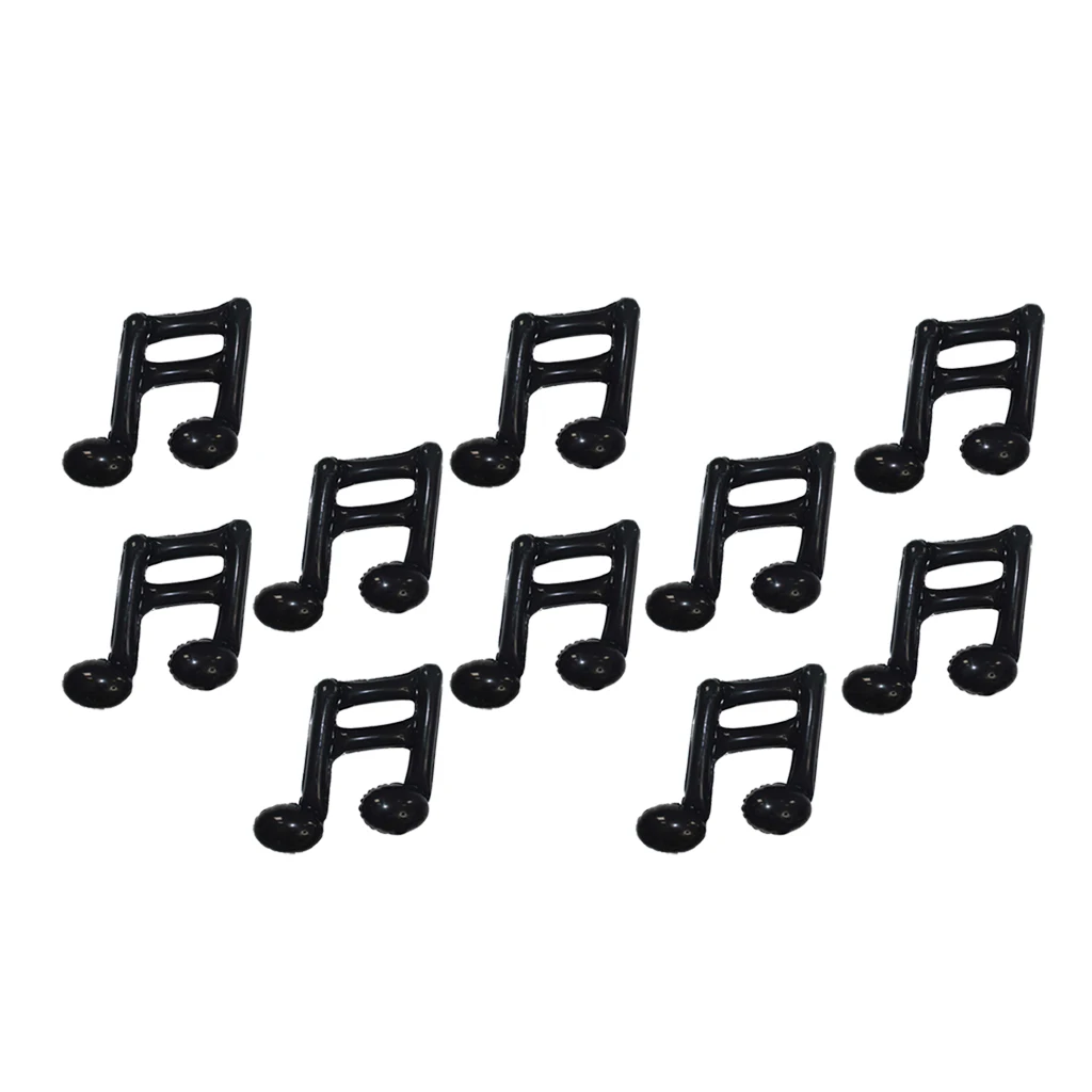 10 шт. фольга для нот шары дня рождения вечеринки танцев выпускного вечера