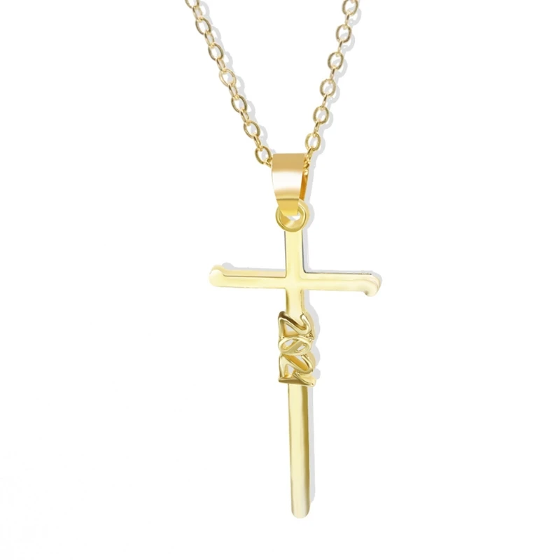 

2021 Will Be Better Cross Pendant Necklace Unisex Christian Religious Jewelry Cross Pendant Necklace
