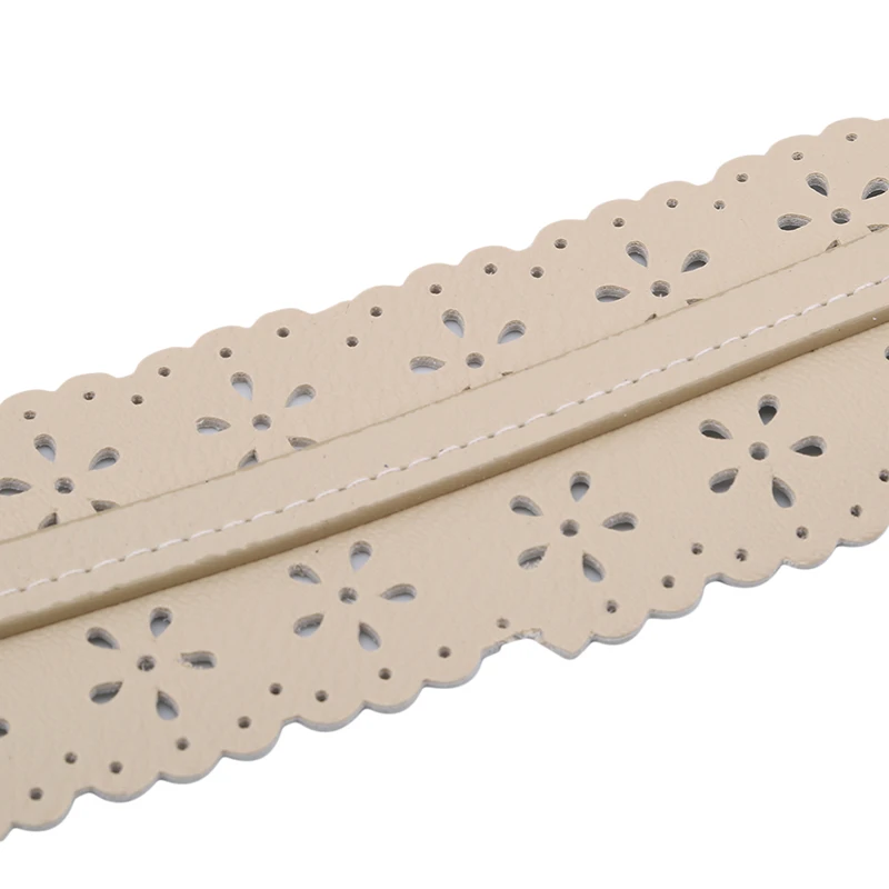 Женский широкий пояс с цветочным принтом новая мода искусственная кожа женский