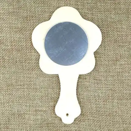 hand painted blank palace materials painting toys White wooden cartoon small mirror Thanksgiving gift for teacher | Канцтовары для