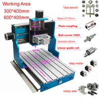 cnc frame 6040 linear guide rail pcb engraving drilling milling machine lathe wood router kits 3040