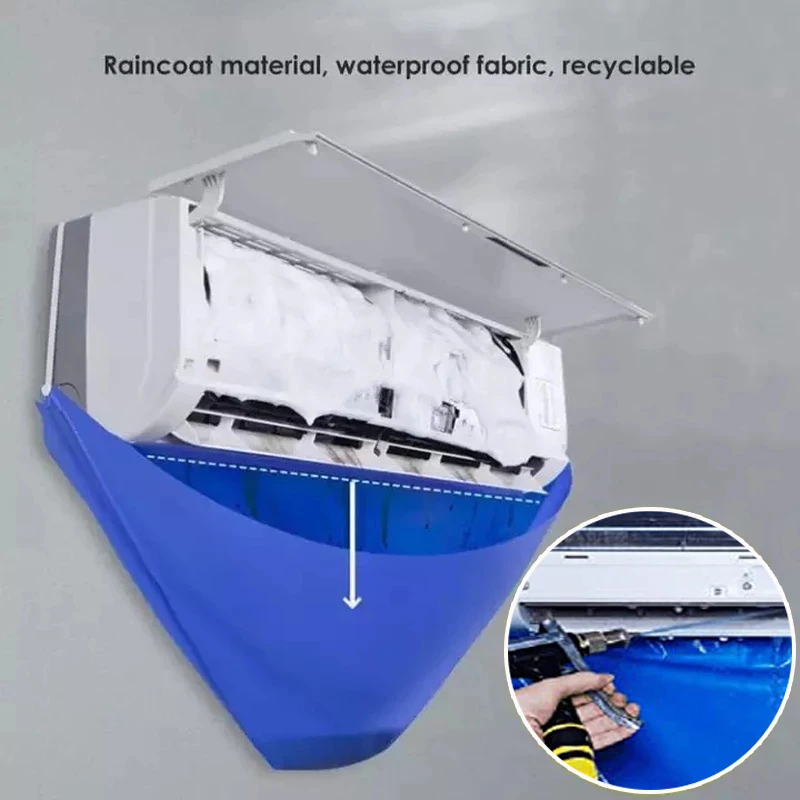 

Air Conditioner Cleaning Cover Waterproof and Dustproof Cleaning Cover Bag Type Air Conditioner Household Dust Cover