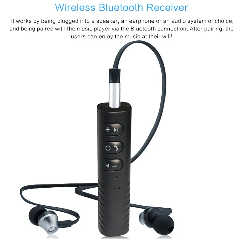 Bluetooth-ресивер AUX 3 5 мм для музыки Bluetooth-аудиоприемник громкая связь автомобильный