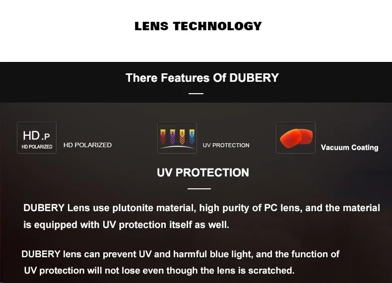 DUBERY солнцезащитные очки для мужчин и женщин поляризованные UV400 Высокое качество квадратные винтажные вождения спортивные Ретро солнцезащитные очки зеркальные Роскошные брендовые