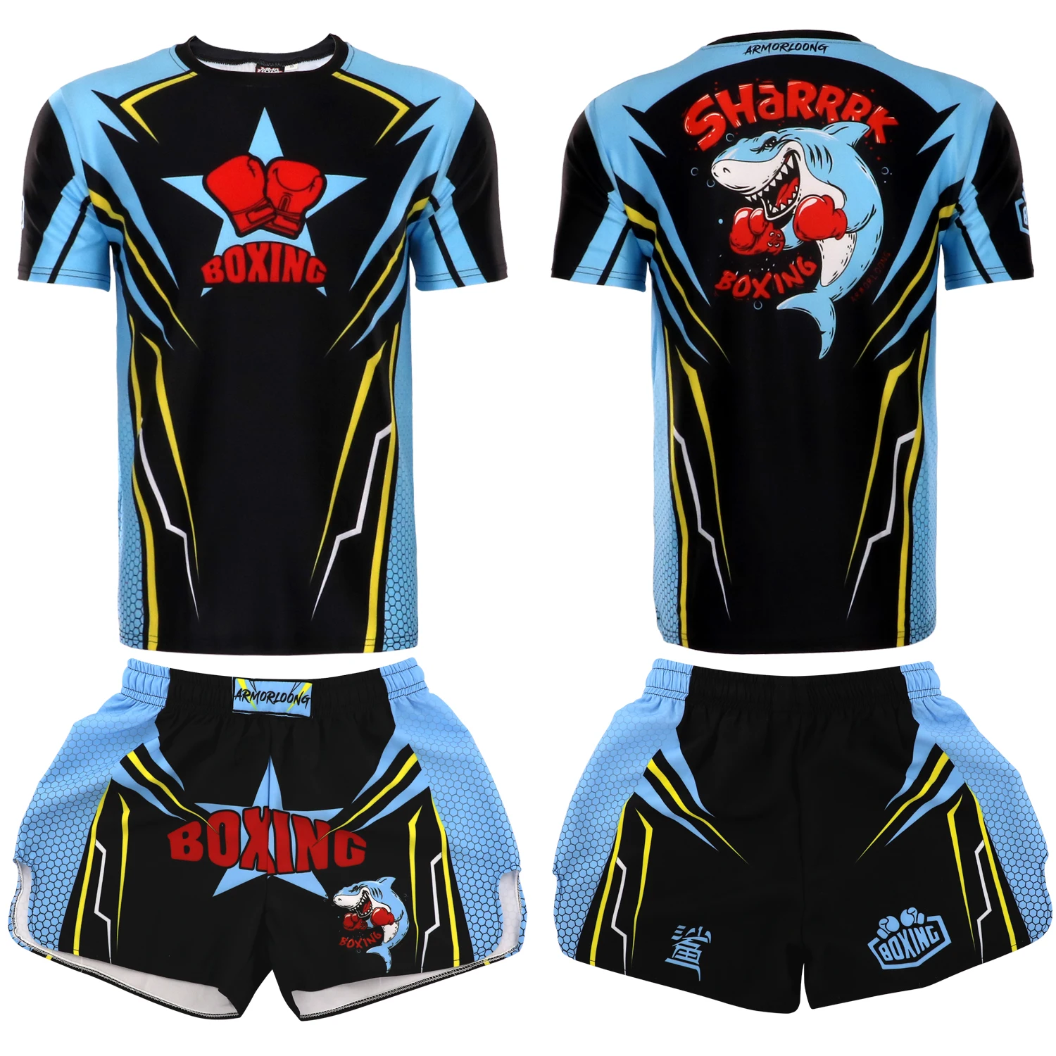 

Костюм спортивный компрессионный с футболкой и шортами для бега