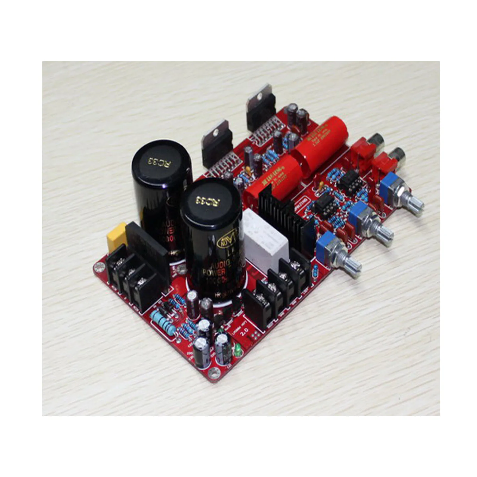 Плата усилителя мощности TDA7294 YJ00239-2 × 10000 мкФ 85 Вт * 2 (с тоном) | Электроника
