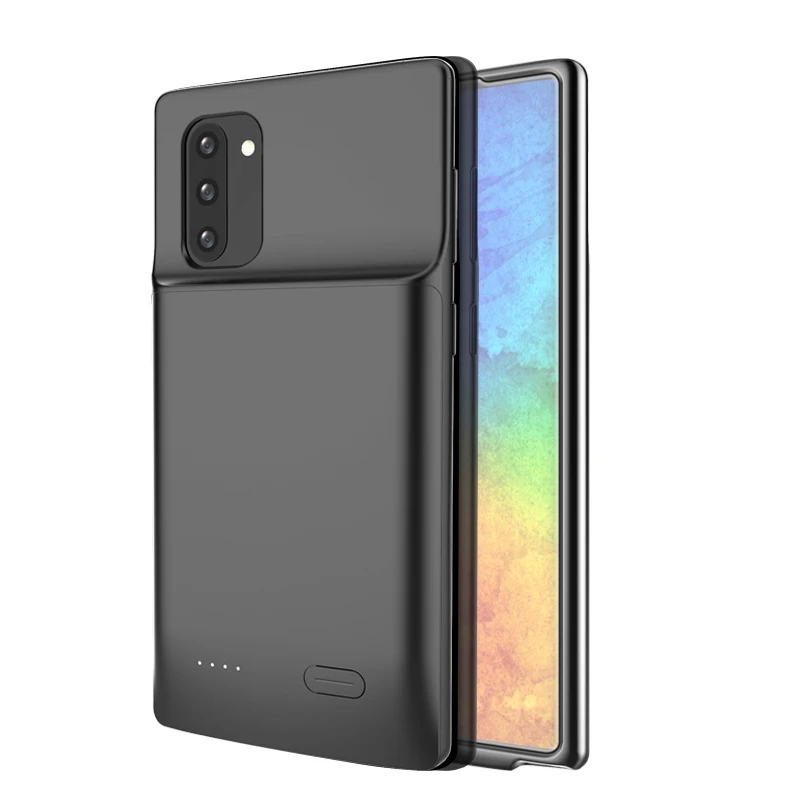 Ударопрочный чехол зарядка для Samsung Galaxy Note 10 Plus жидкий силикон внешний