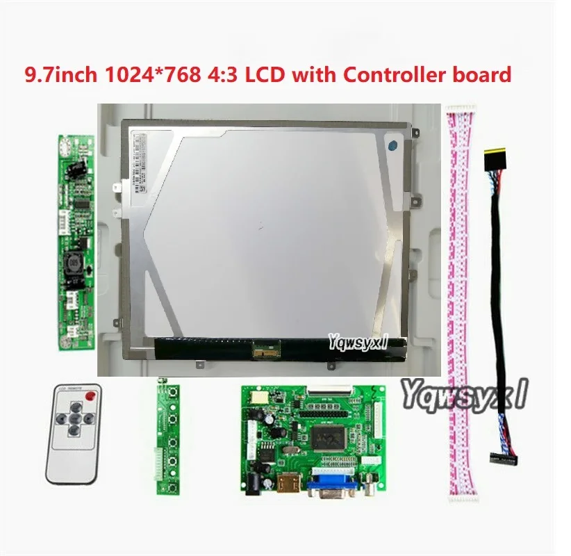 

Плата управления ЖК-контроллером совместимого с HDMI, модуль монитора для iPad 1 9,7 дюйма 1024X768 LP097X02 SLA1 SLA3 SLAA SLL2, ЖК-дисплей