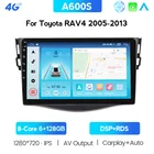 Автомобильный мультимедийный DVD-видеоплеер Android 10 для Toyota RAV4 Rav 4 2007 2008 2009 2010 2011 2012 с радио Gps 2DIN BT Автомобильная информация