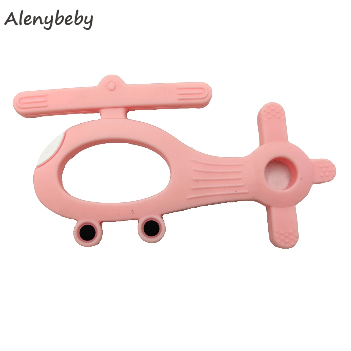 Baby Silicone aircraft Shape Animal Teether Infant Teething Airplant Pearl Bead For DIY Nursing Necklace Pendant Accessories Toy images - 6