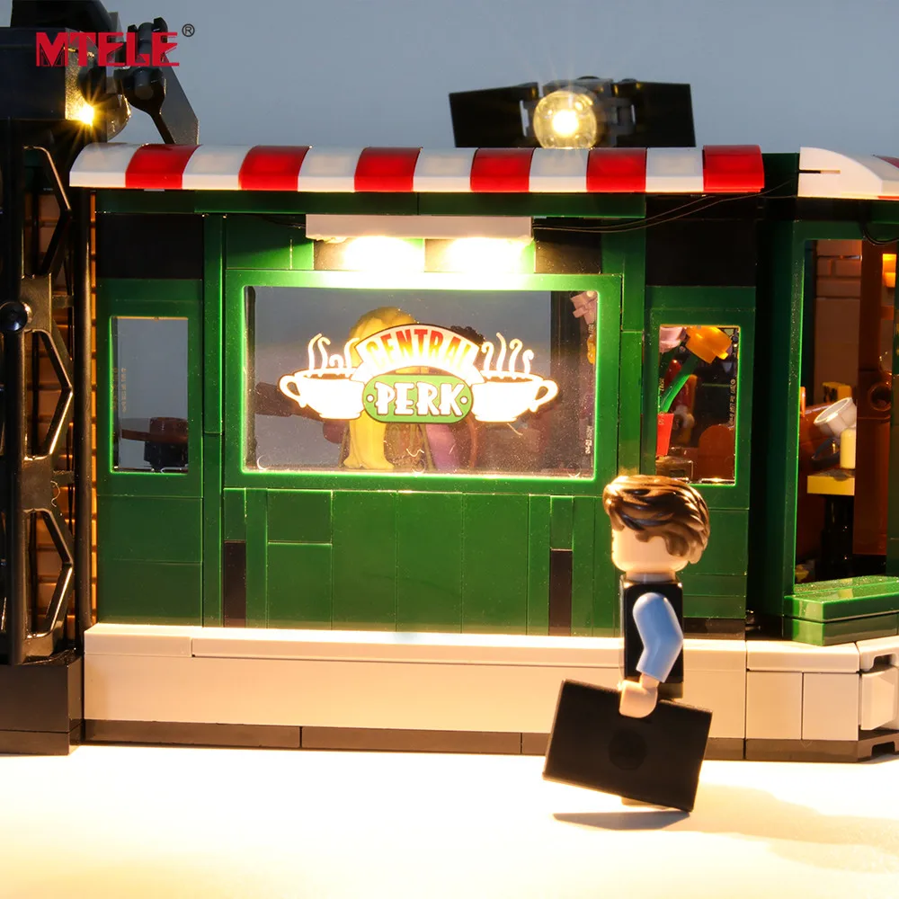 Kit de luz LED MTELE para Central Perk serie Ideas 21319 (no incluye el modelo)-5