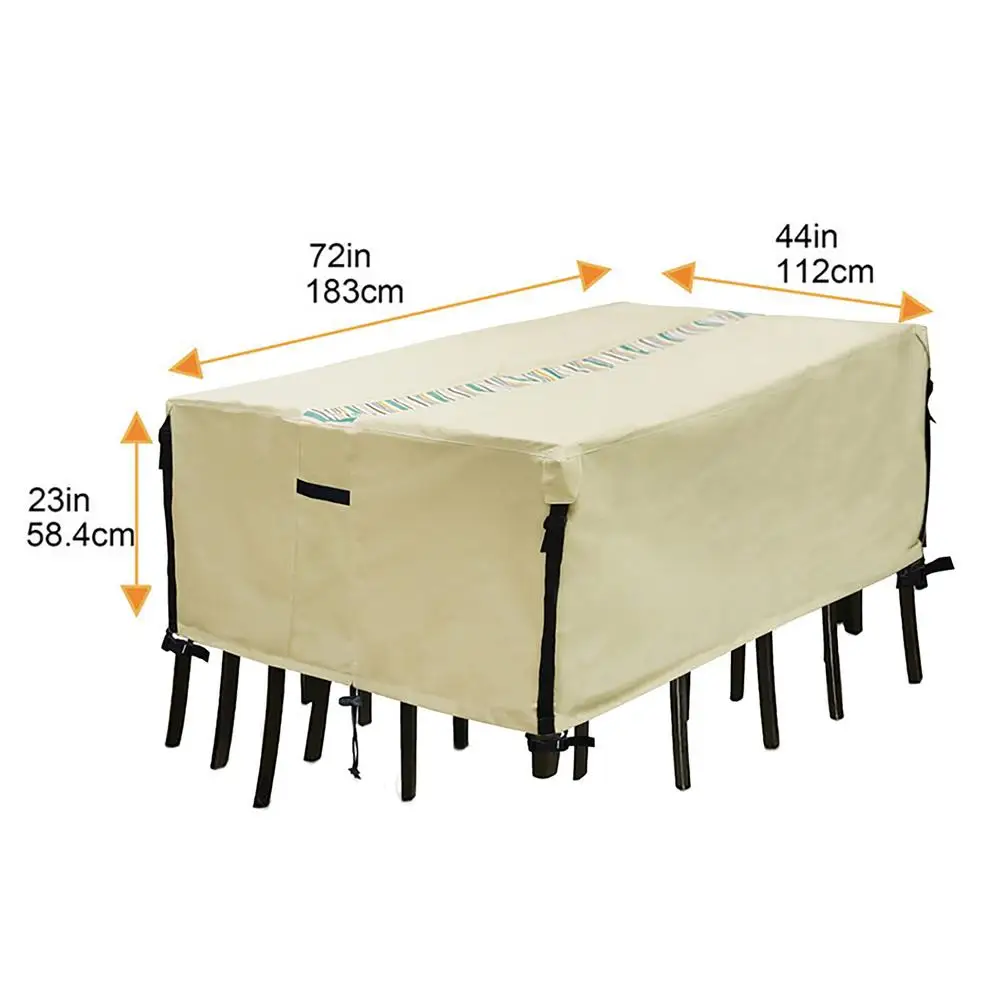 Square Dust Cover Waterproof Furniture For Terrace Table Outdoor Oxford Cloth Garden Sun Protection Dust-proof Tools | Дом и сад