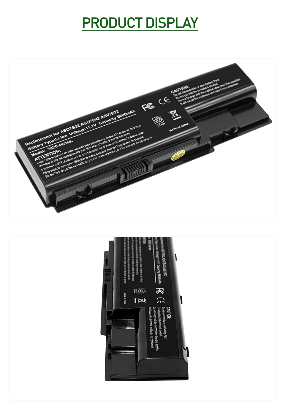 Golooloo 6 ячеек Аккумулятор для ноутбука acer AS07B31 AS07B32 AS07B41 AS07B42 AS07B51 AS07B71 AS07B72 LC. BTP00.008 LC. BTP00.014