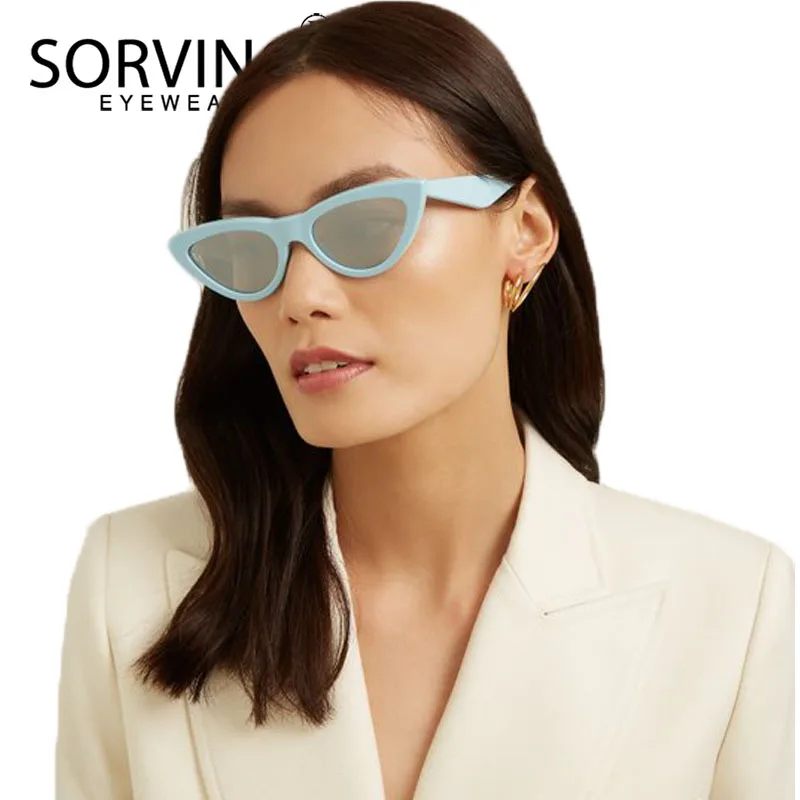 SORVINO дизайнерские треугольные солнцезащитные очки кошачий глаз 2020 женские