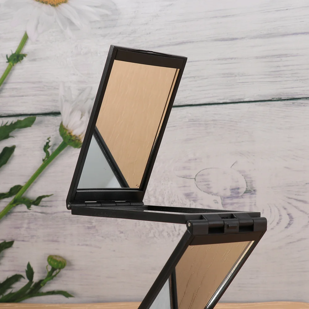 

1pc Hairdressing Mirror Portable 360 Dead Angle All Sides Foldable Makeup Mirror