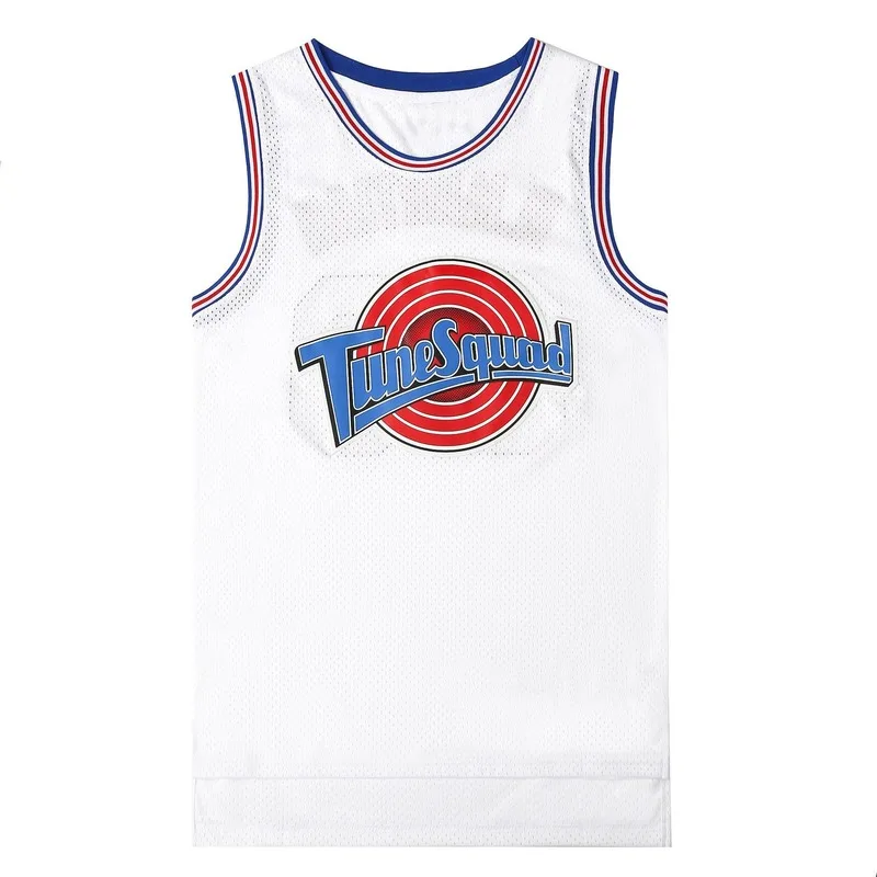 Sport Shirt Movie Cosplay Costumes Space-Jam  #1 BUGS #10 LOLA  TAZ  Basketball Jersey Stitched cloth Tops Sports Uniform