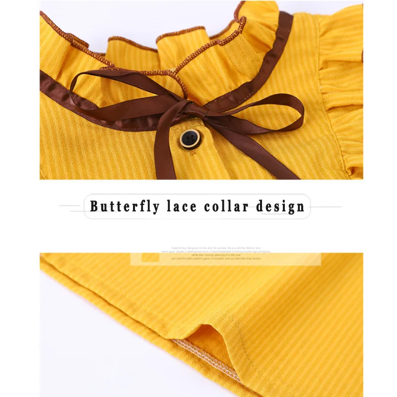 

2020 Brand School Uniform White Blouse Ruffle Long Sleeve Shirt Fall Casual Lace Bow Tops Teenage Girl 3-12Years Cotton Clothing