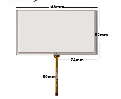Polegadas Tela de Toque da Resistência 149*82 mm Peças Lote Novo