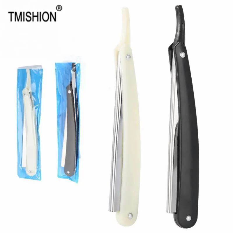 Профессиональная ручная бритва с прямым краем из нержавеющей стали острый