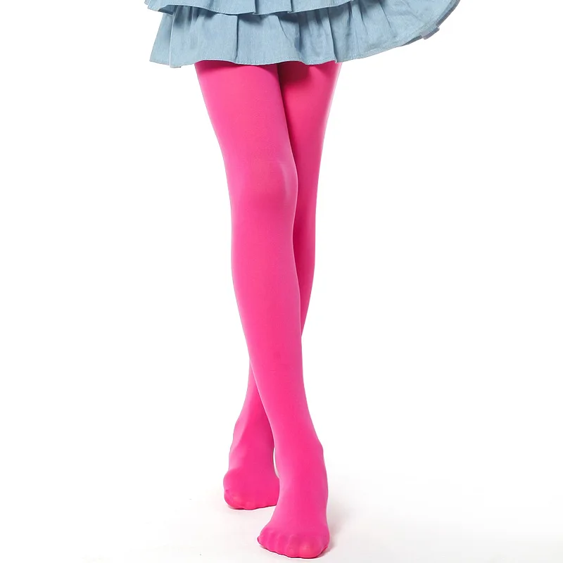 Medias de Ballet de terciopelo para ni&ntilde;as, medias el&aacute;sticas de verano para beb&eacute;s y ni&ntilde;os peque&ntilde;os, pantimedias c&oacute;modas de color blanco puro-2