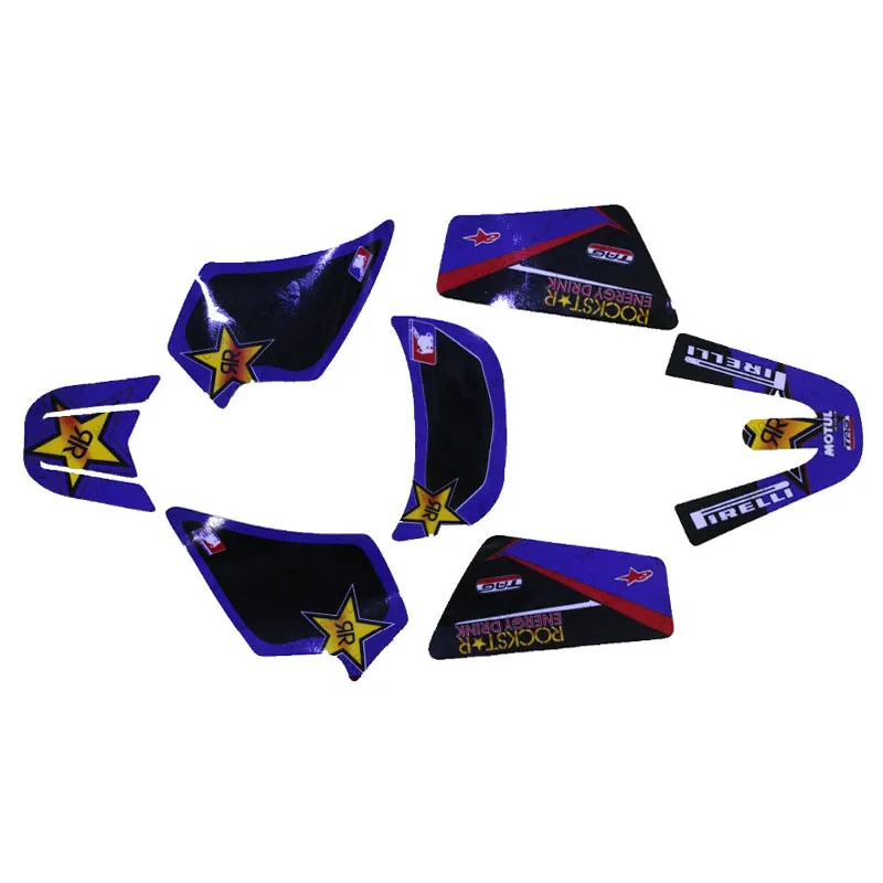 В наличии PW50 набор графических наклеек комплект OEM 3M для мотоцикла наборы