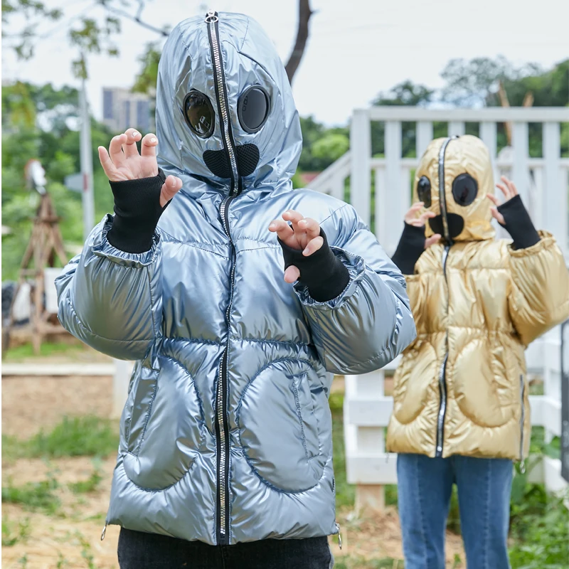 

Winter Boy & Girls Cotton Jackets Children Cotton Coats Fashion Kids Space Altman Suit Size 120-160