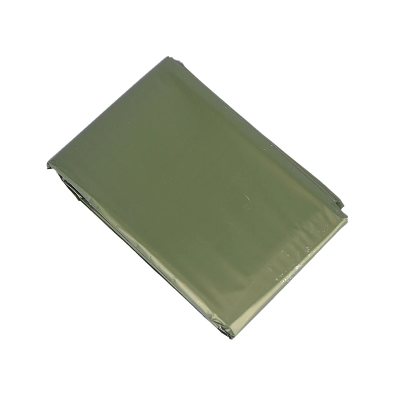 Lightweight Outdoor WaterProof Emergency Survival Rescue Blanket Foil Thermal Space First Aid Gold Curtain Military Blankets | Спорт и