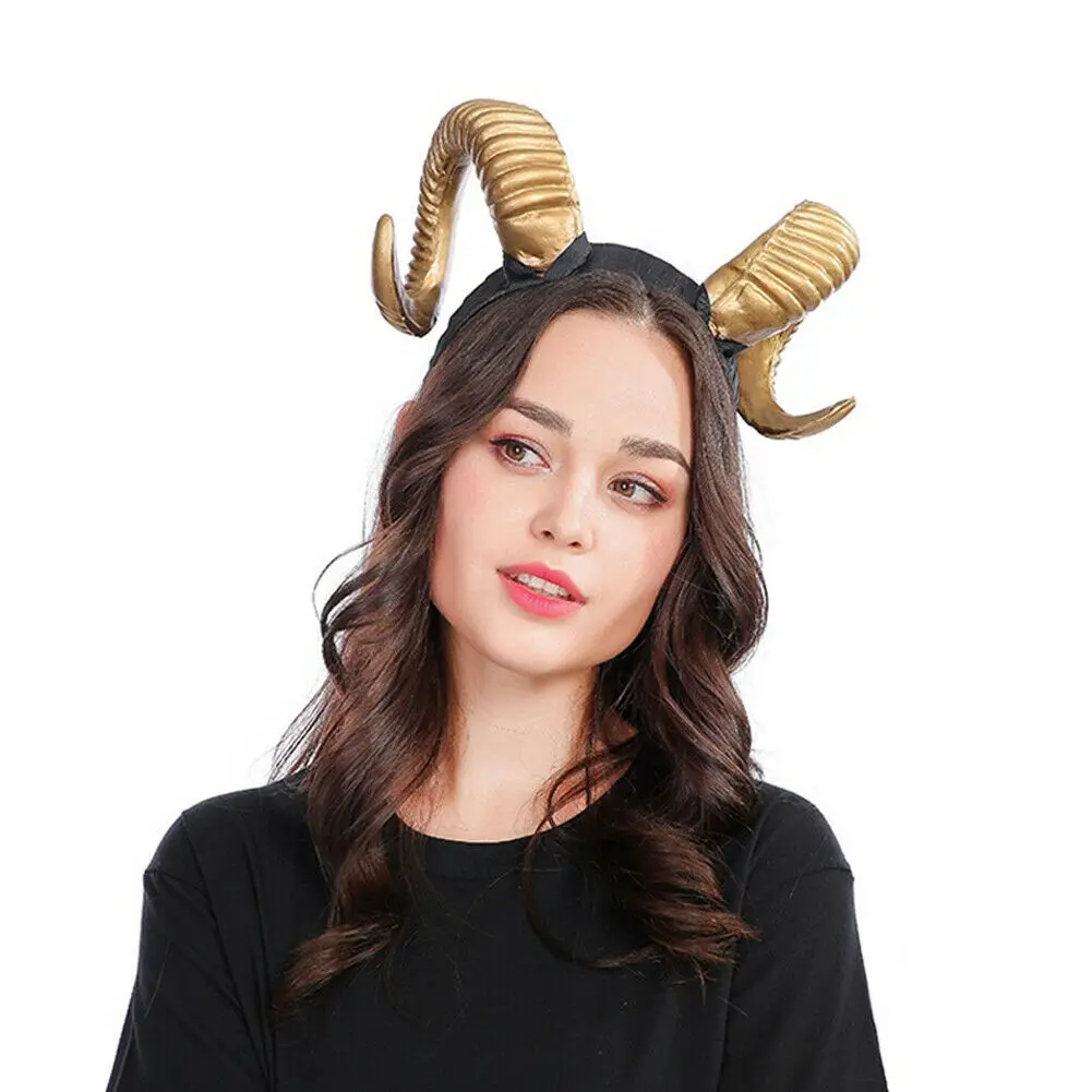 Олень Рог овечка ведьма олень Коза головной убор Хэллоуин вечерние НКА Рождество