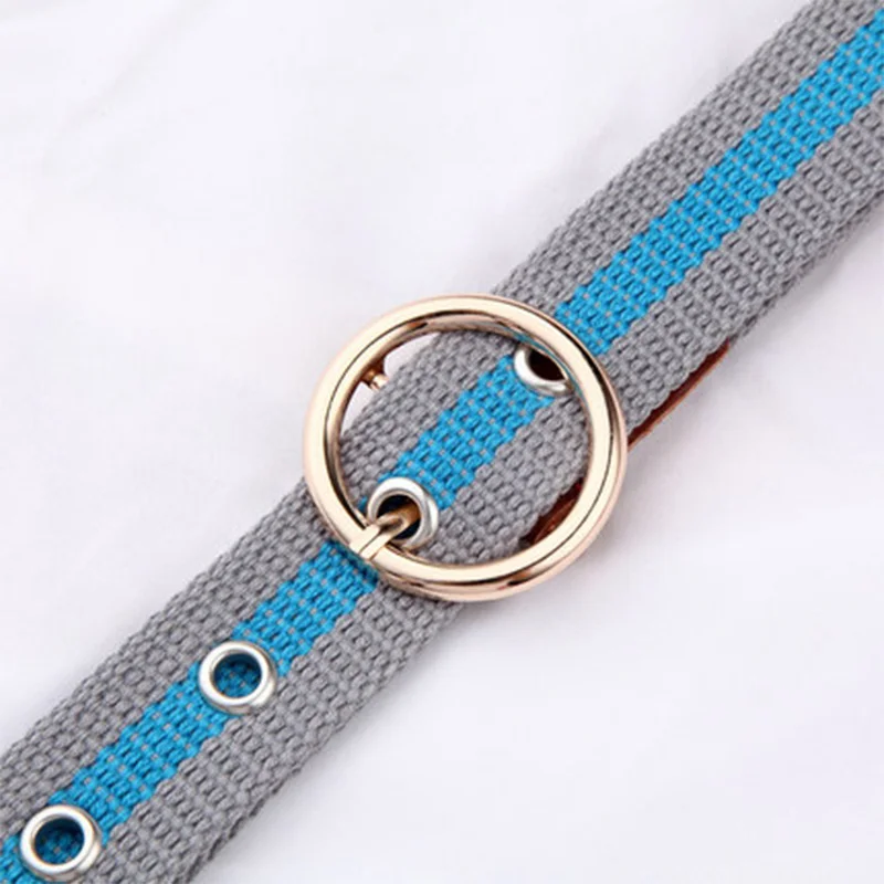 Уникальный Красочный холщовый ремень MINGLILONG для женщин влюбленных пар 3 см джинсы