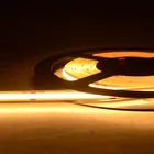 Светодиодная ленсветильник с монолитным блоком светодиодов 480 светодиодов, гибкая светодиодная лента высокой плотности 8 мм с технологией FCOB, светодиодсветильник лампа s RA90 высокой яркости для украшения кухни и спальни