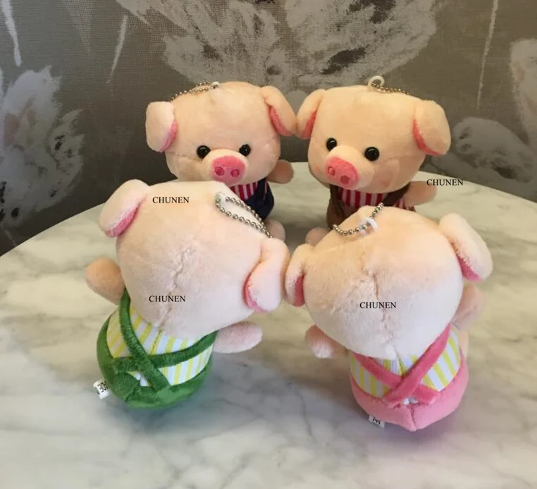 Примерно Размер 4 15 см Плюшевые игрушки из свиньи брелок для ключей детский