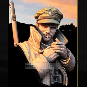 Модель из 110 смолы, бюст GK, британский LRDG 1942, сборный и Неокрашенный набор на военную тему странники заката