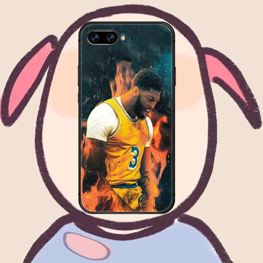 

Anthony Davis Phone Case Cover Hull For HUAWEI honor 7a 8 8s 8a 8x 9 9x 10 20 i Lite Pro black Etui Tpu Bumper Painting Funda