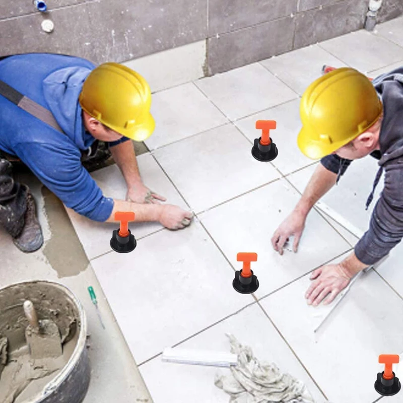 

704 Pcs Tile Leveling System Kit Flat Ceramic Floor Wall Construction Tools Reusable Leveling System Kit for Tile