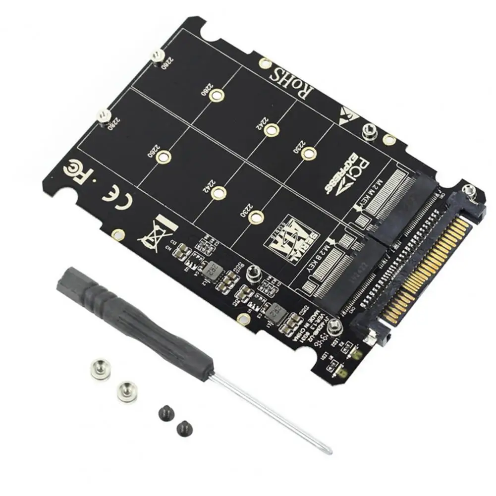 Адаптер M.2 SSD в U.2 адаптер 2 1 NVMe и SATA-Bus NGFF PCI-e для планшетов PCIe M2 конвертер